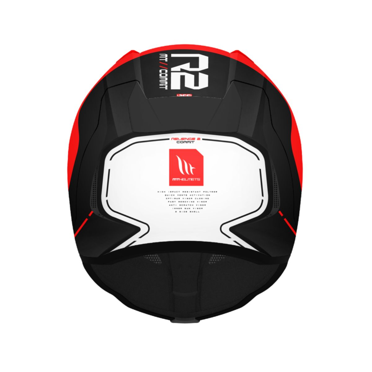 REVENGE-2-S-COMMIT-B5-ROJO-BRILLPRO RACER MOTOS3