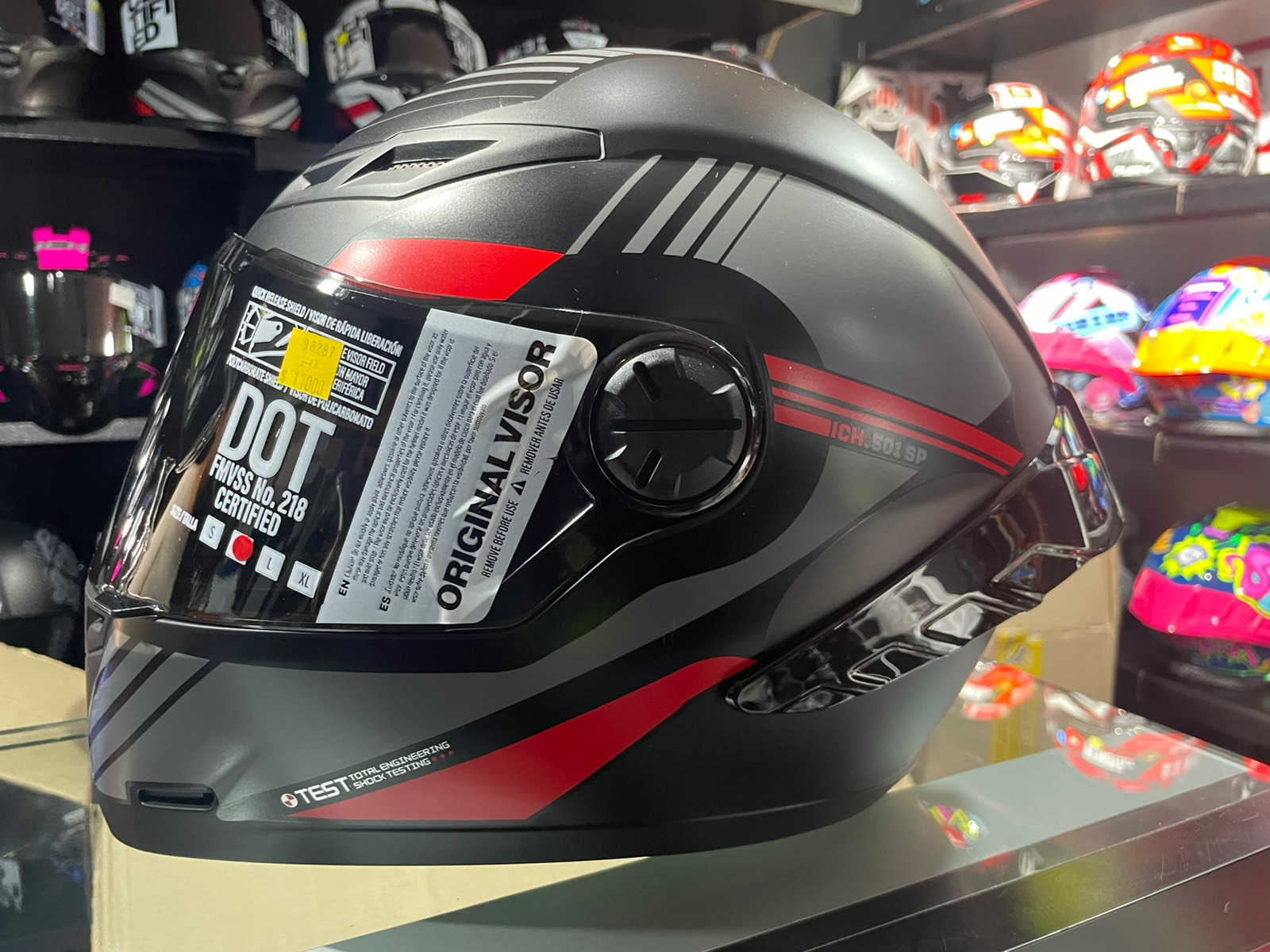 casco ich 501 pro racer motos 12