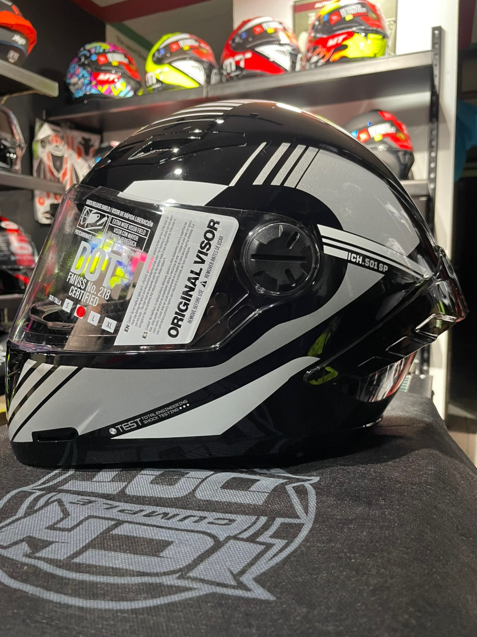 casco ich 501 pro racer motos 233