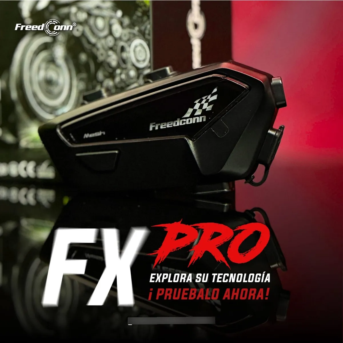 INTERCOMUNICADOR FREED COON FX PRO PRORACER MOTOS 6