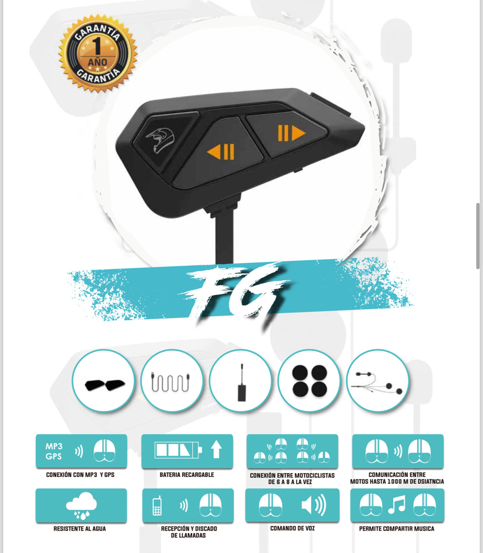 INTERCOMUNICADOR FREED ONN PRORACER2 MOTOS