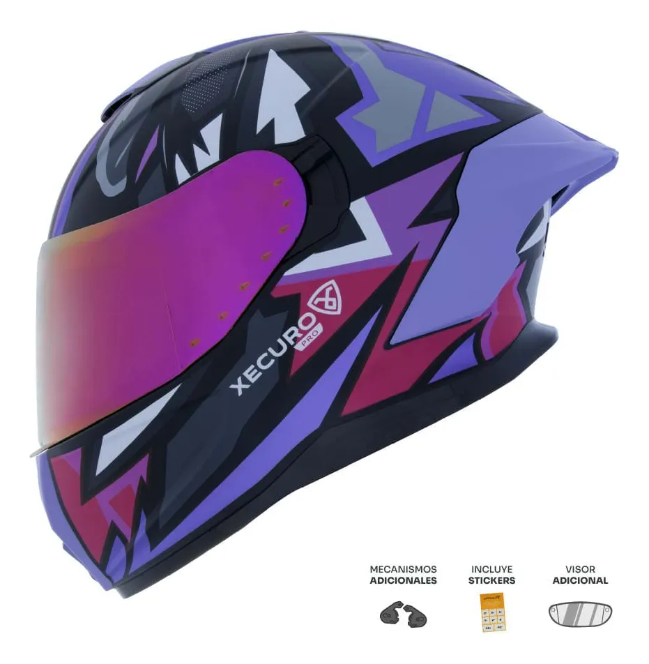 CASCOXECURO923MORADOROSADOVISORMORADOPRORACERMOTOS5